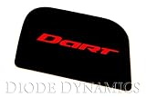 2013 Dodge Dart Mission Plate, Black/Red