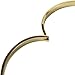 Cugbo Designer Inspired Stainless Steel Bangle Bracelet for Women or lovers sweethearts (Gold)
