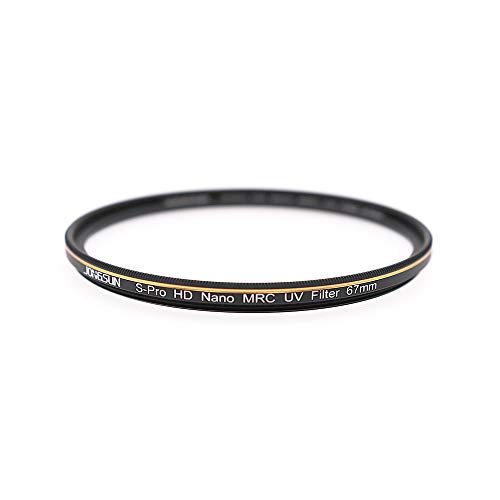 JONGSUN UV Filter 67mm, S-Pro HD Nano MRC Mehrlagenbeschichtung, B270, Kameras Ultraviolett Schutzfilter Filter – Bild 4