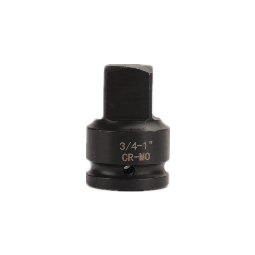 FLZOSPER 3/4Inch Drive（F×1 Inch（M Impact Adapter and Reducer，Female to Male，CR-Mo, SAE, for Sockets and Drive Tools