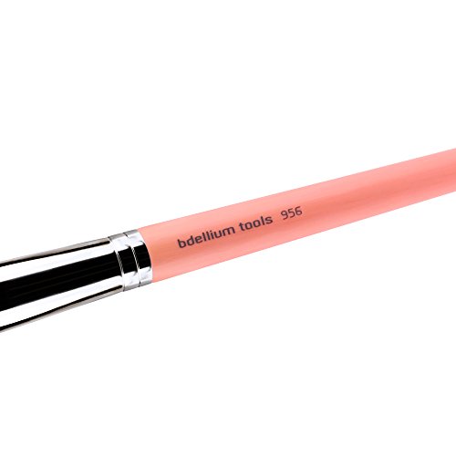Bdellium Tools Professional Eco-Friendly Makeup Brush Pink Bambu Series - Slanted Precision Kabuki 956