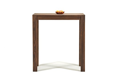 Naturholzmöbel Seidel Hochtisch 90x50cm Rio Bonito Farbton Cognac braun Pinie Massivholz Tisch Bartisch Bistrotisch… – Bild 3