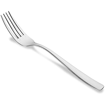 Hiware 12-piece Dinner Forks Silverware Set, Extra-Fine Stainless Steel Salad Forks for Use for Home, Kitchen or Restaurant, 8 Inches