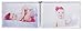 Carter's BP73-14075 Pink, White, and Gold Mini Baby Photo Album Brag Book, 60 Pages