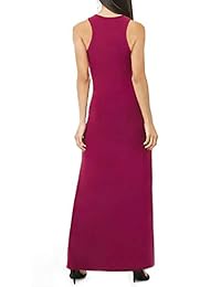 HUSKARY Vestido de manga larga para mujer, elegante y casual, 3 4, con ajuste de línea A y soleado, plisado sólido