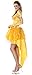Lusiya Women's Storybook Fantasy Halloween Party Princess Dress Set Yellow X-Large