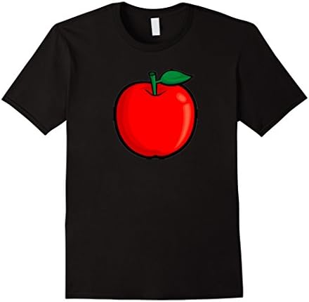 Mens Apple T Shirt Large Black