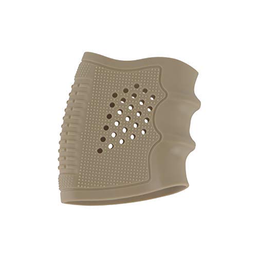 FOCUHUNTER Tactical Grip Glove Holster Rubber Gun Cover Anti-slip Handguns Airsoft Holster Gun Accessories for GK 17/19/20/21/22/23/25/31/32/34/35/37/38, M92 (Khaki)