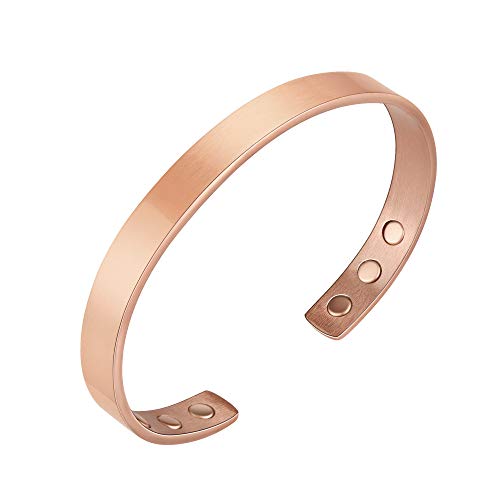 Copper Bracelet for Arthritis -Elegant Pure Copper Magnetic Therapy Bracelets Pain Relief for Women and Men