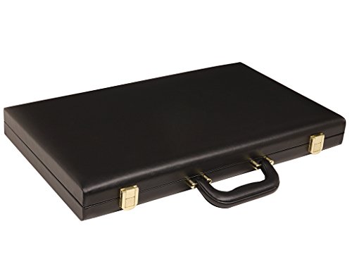 Deluxe Backgammon Set - 18" Classic Board, Black