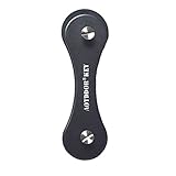 Silvercell 1pcs Smart Keychain Hard Oxide Aluminum Key Belt Clip Folder Flexible Tool (Black)