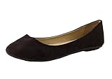 P26 Womens Classic Round Toe Easy On Easy Off Ballerina Ballet Flats Shoes