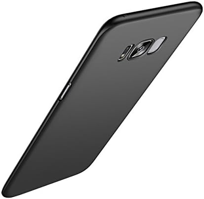 EiZiTEK EiZiCase Series Tempered Glass Friendly hard back case Compatible with Samsung Galaxy s8 plus, Compatible with EiZiShield full Cover Glass and EiZiTEK tpu Films, Black, 1 slim s 8 plus case