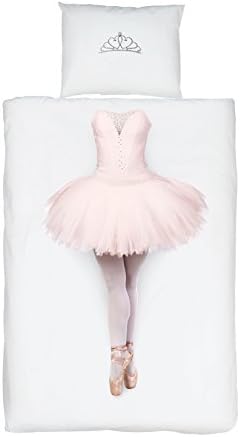 Cuddily Children's Ballerina Comforter Set for Kids - Twin Size - Ultra Soft Cotton - Unique - Realistic - Luxury Bedding - Hero