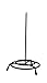 1InTheOffice Wire Receipt Spindle,Black Receipt Holder, 3 Pack (Black)