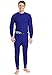 Rocky® Men's Mid Weight Wicking Thermal 2pc Top and Pant Underwear Set (Xlarge, Black)