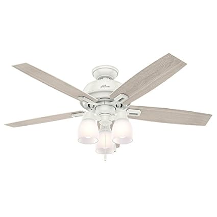 Hunter Fan Donegan Collection 52 Inch Fresh White With 5 Fresh