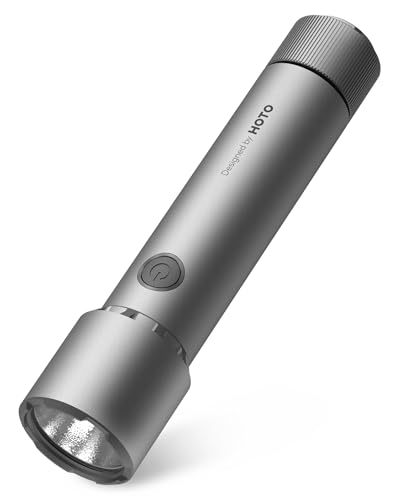Linterna Táctica, Linterna Led Recargable de 2300 Lúmenes Altos