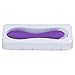 Wand Massager by Gonzo – Waterproof, Multi-Speed, & Rechargeable - Medical Grade Silicone in Vibrant Purple – 1 Year Warranty