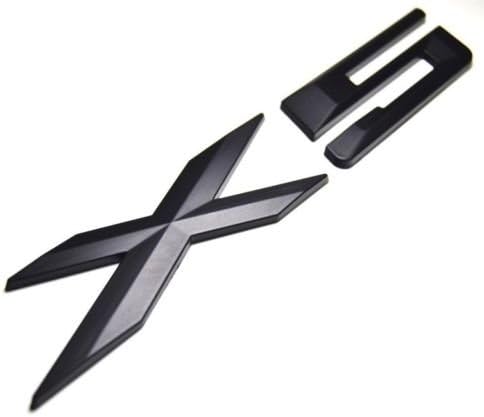 B M W X5 E70 Matt Black 3D Boot Badge xDrive 30d 35d 40d 2007-14 Lettering Letters