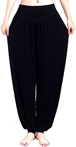 Losver Women's Modal Cotton Soft Yoga Sports Dance Harem Pants GreenUS X-Small