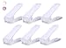 Fix Shoe Slots - Adjustable Shoe Organizer Space Saver Storage Rack Holder Double Shoe Rack, No Assembly Required (Snow White)