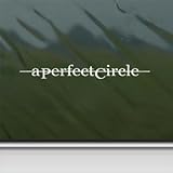 A Perfect Circle White Sticker Decal Rock Band White Car Window Wall Macbook Notebook Laptop Sticker Decal