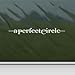 A Perfect Circle White Sticker Decal Rock Band White Car Window Wall Macbook Notebook Laptop Sticker Decal
