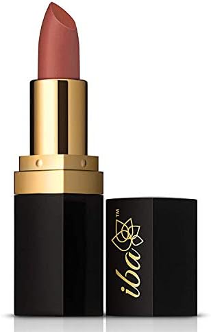 Iba Halal Care Pure Lips Long Stay Matte Lipstick M17, Apricot Blush, 4g