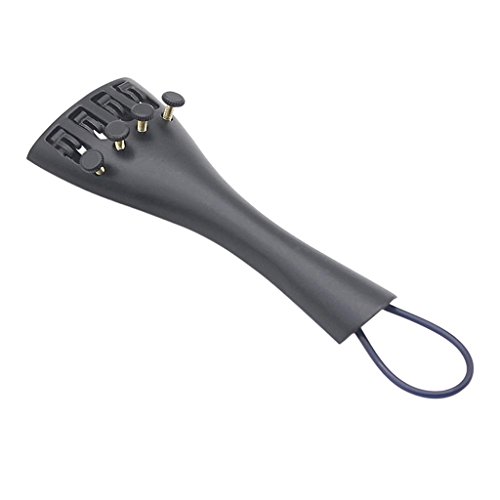 image for D DOLITY Alloy Violin Tailpiece Violin Tail Gut Cord for 3/4 4/4 Violi