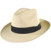 Panama Straw Fedora by Jaxon Hats