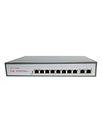 ipcampower repetidor PoE Powered 2 Port Switch & Red CAT5 CAT6 Midspan Cable extensor de rango Passthrough para cámaras IP