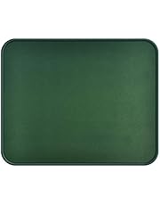 Computer Mouse Pad with Stitched Edge, Premium Textured Small Mouse Mat Green, Non Slip Black Rubber Base Gaming Mouse pad for Laptop, Home&Office, 10.2x8.3x0.12in