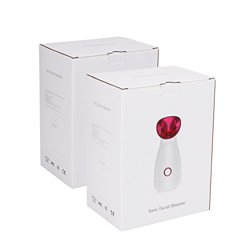 Nano Ionic Warm Mist Facial Steamer For Face, Hot Mist Moisturizing Cleansing Pores ,Steamer- Headbands- Facial Brucher,Bemmer Face Steamer Sprayer Face Humidifer Hydration System Home Sauna Spa - Thumbnail 6