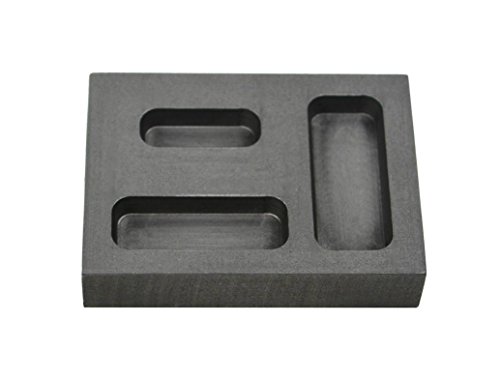 1/4 oz 1/2 oz 1 oz Ounce Combo Gold Graphite Ingot Mold Crucible For Melting Casting Refining Scrap Precious Metal Jewelry