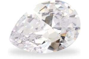 MIRFREYR Moissanite Loose Stone White Brilliant Pear Cut Loose Cut Gemstones VVS1 Clarity Excellent Cut for Engagement Ring Pendant Necklace Jewelry Making with Certificate