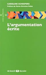 L' argumentation écrite