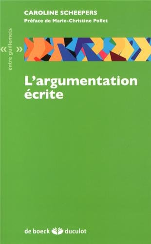 L' argumentation écrite