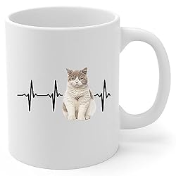 White Fawn British Shorthair Cat Heartbeat Lifeline