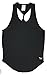 Victoria's Secret PINK Twist Back Tank Medium Pure Black