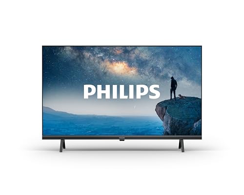 Philips 32PFS6109 HD LED Smart TV - 32-Zoll Display mit Pixel-präziser HD Titan OS Plattform, Funktioniert mit Alexa und Google Sprachassistent – Matt