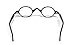 Calabria R314/R501S Vintage Retro Metal Reading Glasses +2.25 Black Men Women Designer Professor Round Single Power Readers