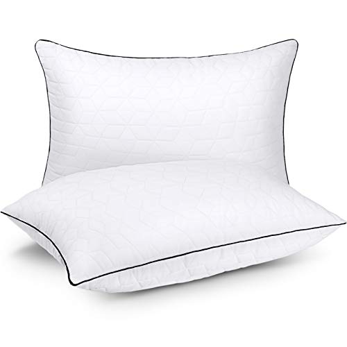 SENOSUR Bed Pillows for Sleeping 2 Pack, Standard Size Hotel Pillow, Down Alternative Pillows