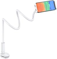 【2021最新年度版】スマホスタンド スマホアームスタンド タブレットスタンド アーム延長 360°回転 角度調整可能 土台強化 安定性抜群 取り付け簡単 ビング/寝室/オフィス/キッチン/浴室/旅行に適用 タブレット&スマホ兼用スタンド...