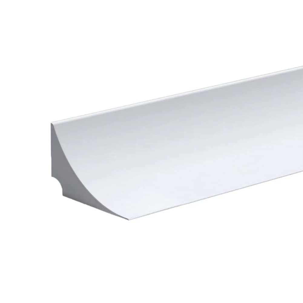 Zayejod 39Inch/1M Silicone Shower Threshold Water Barrier,Wet Room Floor Tile Beading,Bathroom Seal Sealing Caulk Strip,Bath Edging Trim for Sink,Bathtub(2.5cm,White)