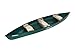 Sun Dolphin Mackinaw Canoe (Green, 15.6-Feet)