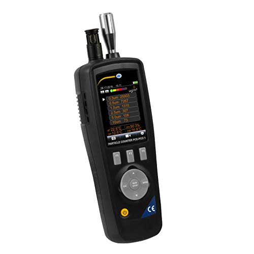 31boOGXSG3L PCE Instruments Particle Counter PCE-PCO 1 to measure concentration of particles in the air/with memory/six sizes of…