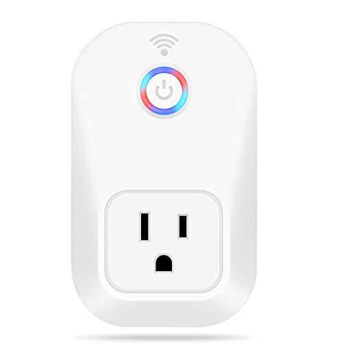 Smart Plug, EPOLLO WiFi Smart Socket Timer Function Enabled, Wireless Remote Control Outlet from Phone, Works with Alexa And Support 2.4GHz, Manage Time For Electric Appliances 1PC