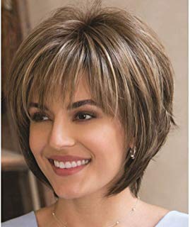 Buy Brown Mixed Blonde Lejimei Bob Wigs For White Women Short