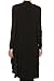 Women Long Duster Maxi Softest Open Front Casual Flowy Viscose Made from Bamboo Cardigan (2X-Large, Black)